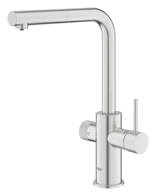 Смеситель для кухни Grohe Blue Pure Minta, под обратный осмос, суперсталь (30590DC0) Фото - 1