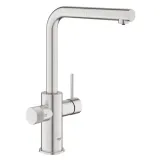 Смеситель для кухни Grohe Blue Pure Minta, под обратный осмос, суперсталь (30590DC0)