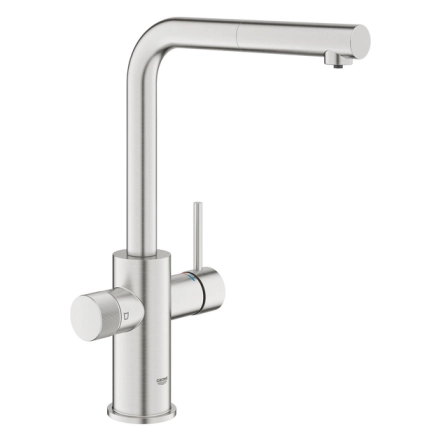Змішувач для кухні Grohe Blue Pure Minta, під зворотний осмос, суперсталь (30590DC0)