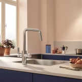 Смеситель для кухни с выдвижным изливом Grohe QuickFix Start 30631000 Фото - 5