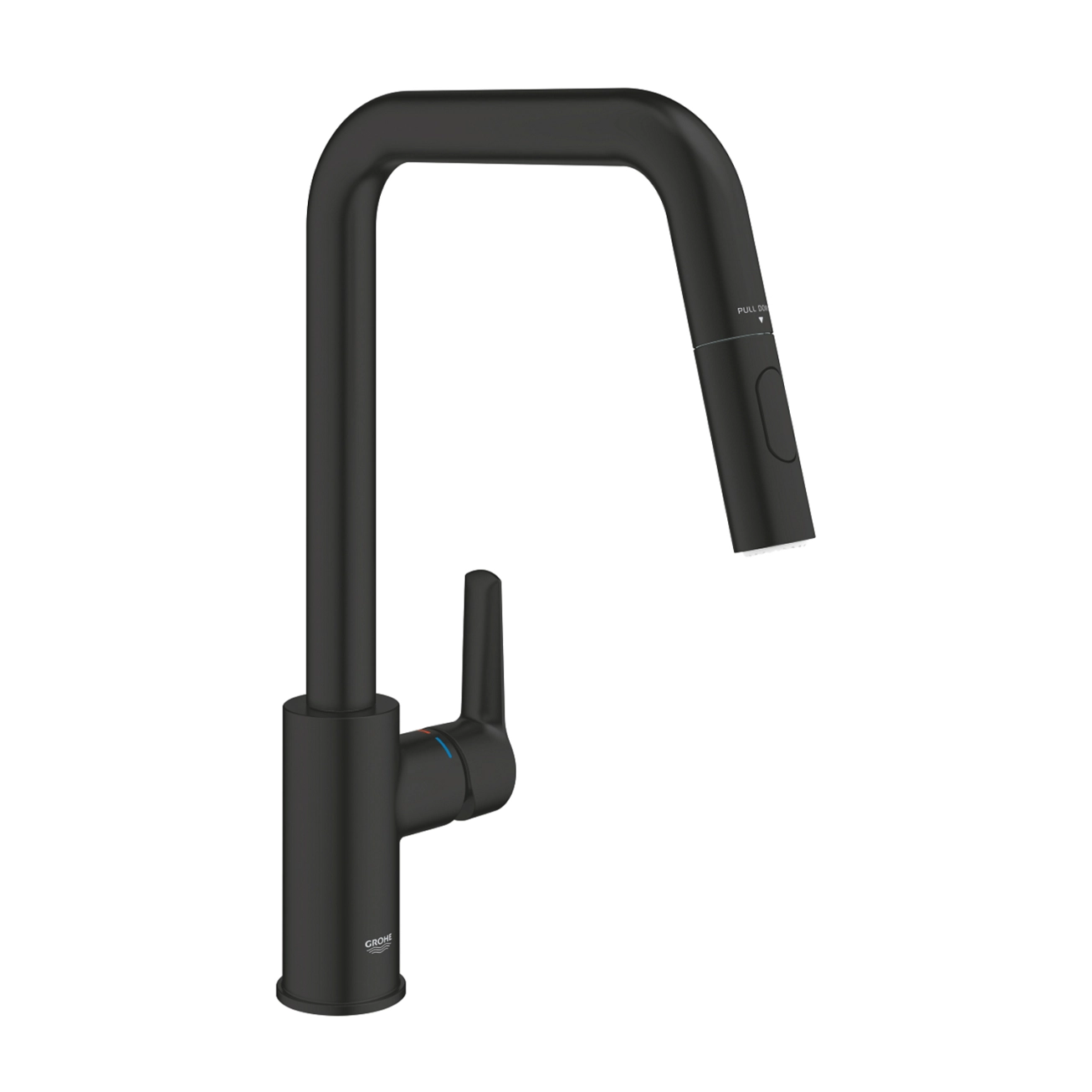 Змішувач для кухні з висувним виливом Grohe QuickFix Start 306312430