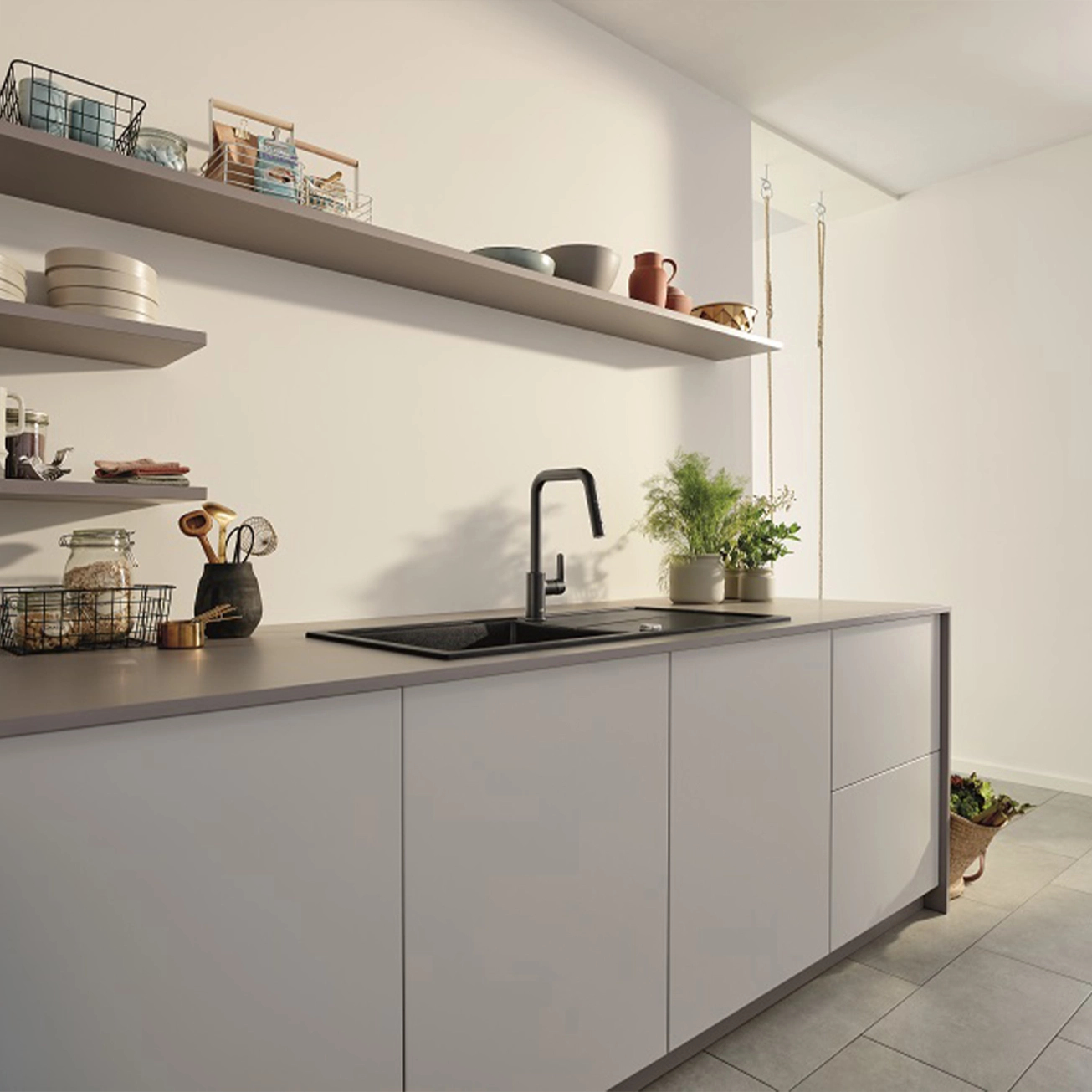 Змішувач для кухні з висувним виливом Grohe QuickFix Start 306312430 Фото - 8