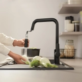Змішувач для кухні з висувним виливом Grohe QuickFix Start 306312430 Фото - 6