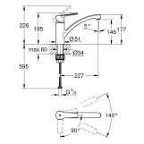 Смеситель для кухни Grohe QuickFix Start 31138002 Фото - 1