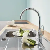 Змішувач для кухні одноважільний Grohe BauFlow хром латунь (31230001) Фото - 3