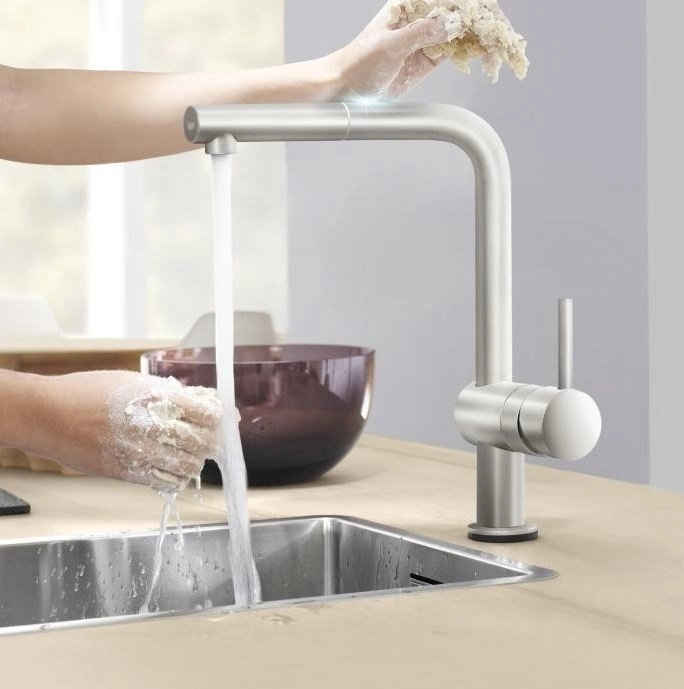 Кухонний змішувач сенсорний для мийки Grohe Minta Touch (31360DC1) Фото - 1