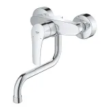 Змішувач для кухні Grohe Eurosmart настінний з виливом, хром (31391003) Фото - 3