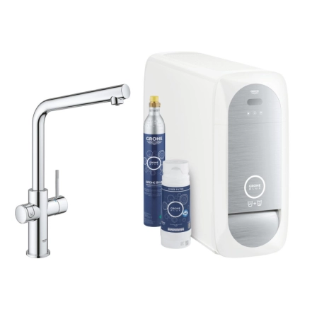 Кухонный смеситель со стартовым пакетом Grohe Blue Home (31454001)