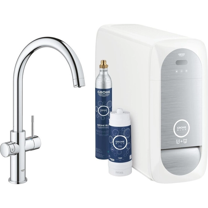 Смеситель для мойки Grohe Blue Home с функцией очистки воды (31455001)