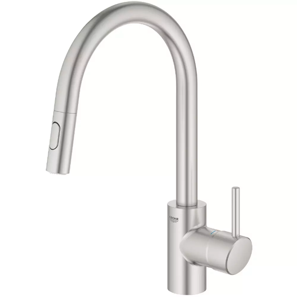 Змішувач для кухні Grohe Concetto, сталь (31483DC2) Фото - 1