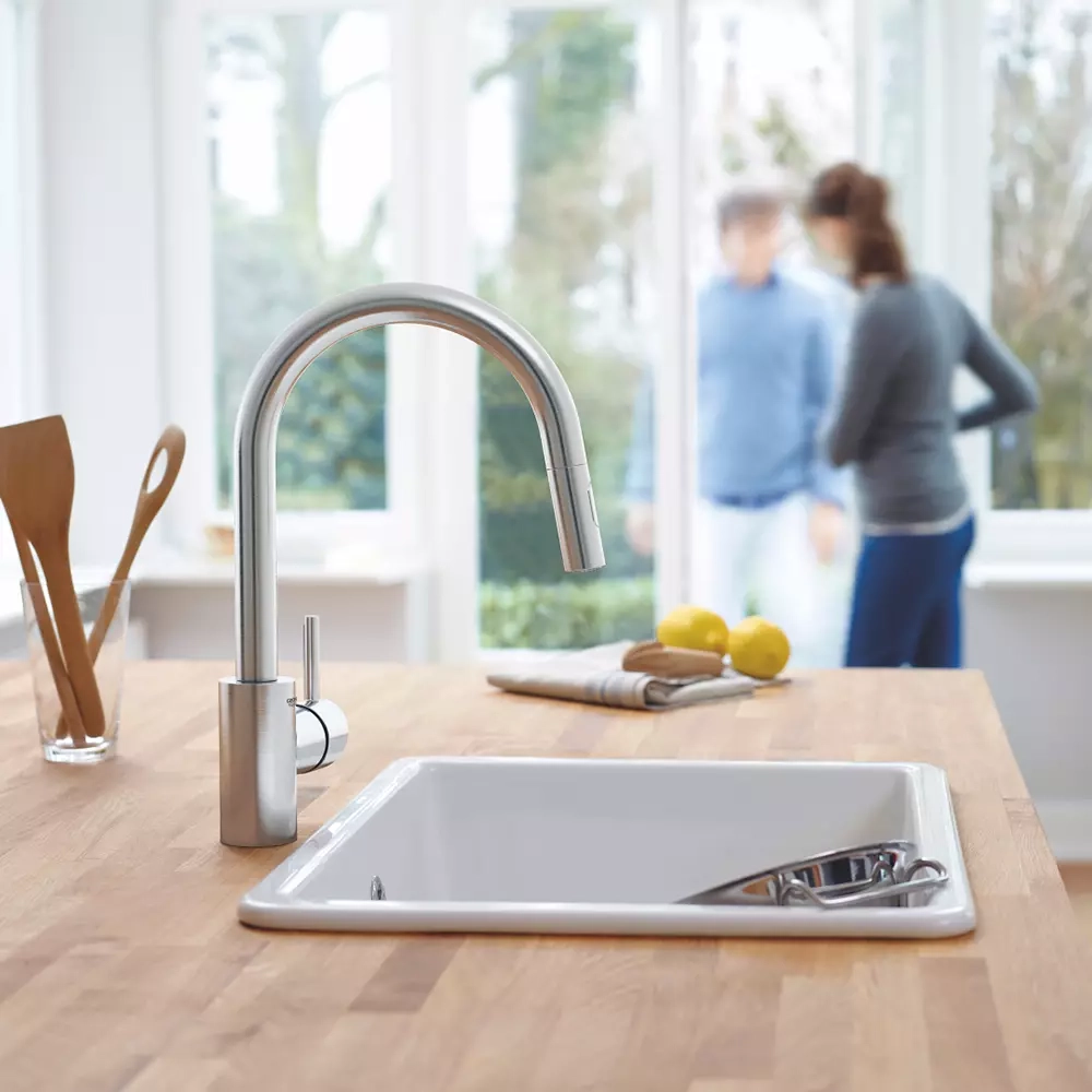 Змішувач для кухні Grohe Concetto, сталь (31483DC2) Фото - 2