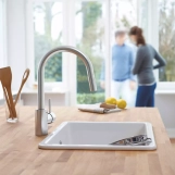 Змішувач для кухні Grohe Concetto, сталь (31483DC2) Фото - 2