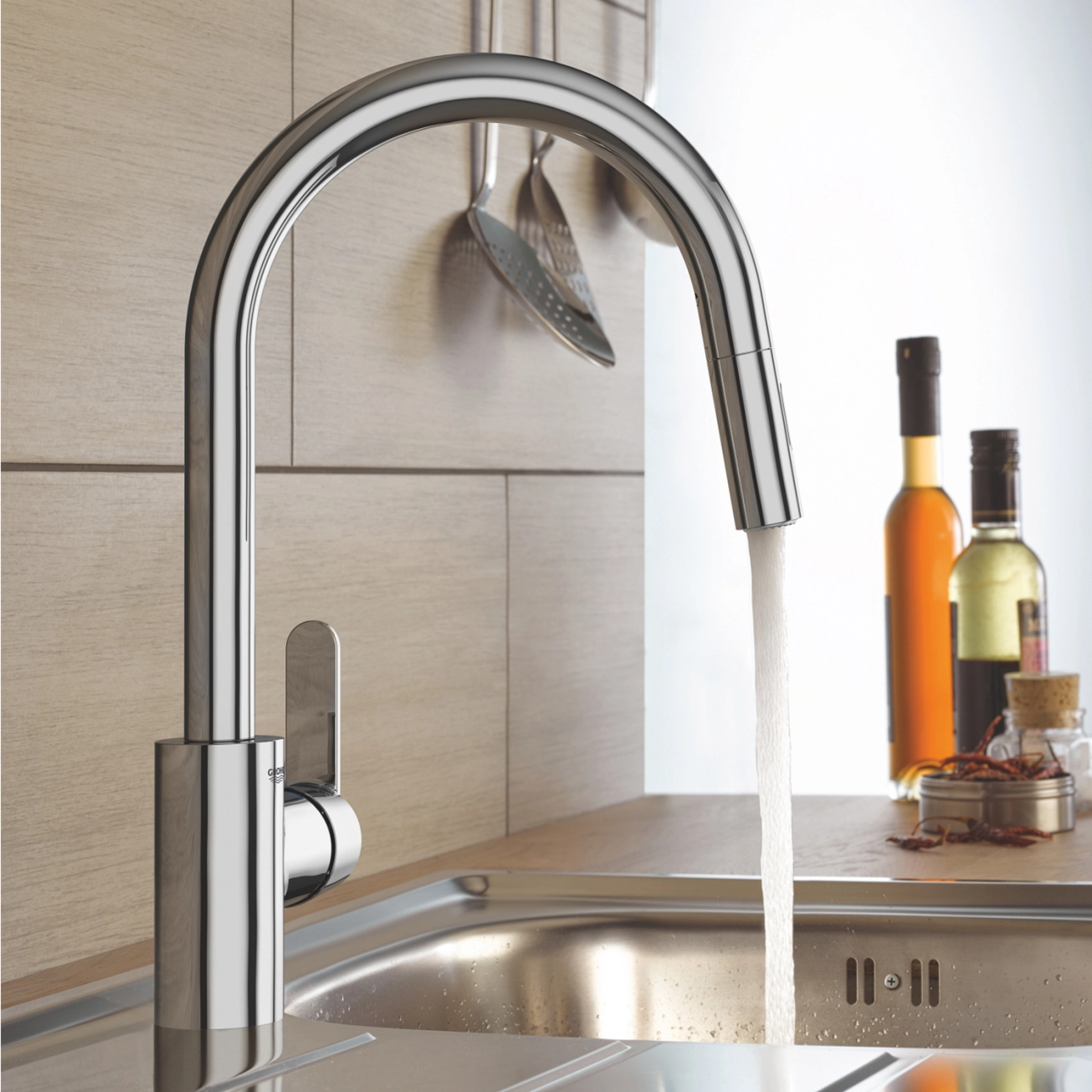 Смеситель для кухни Grohe QuickFix Get 31484001 Фото - 3