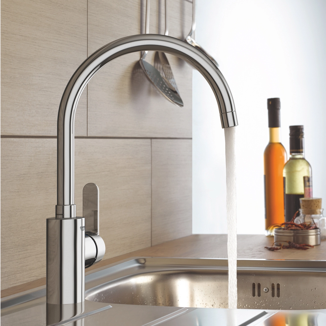Смеситель для кухни Grohe QuickFix Get 31494001 Фото - 3