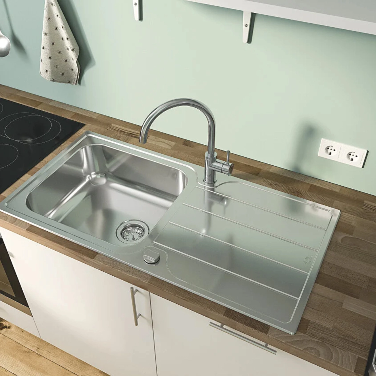 Змішувач для кухні Grohe QuickFix Start Classic 31553001 Фото - 6