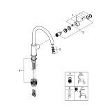 Змішувач для кухні Grohe QuickFix Start Classic 31553001 Фото - 3