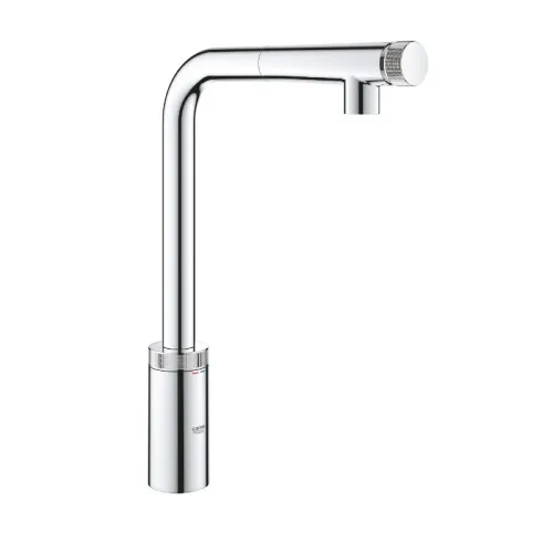 Смеситель для кухни с выдвижным изливом Grohe Minta SmartControl (31613000)