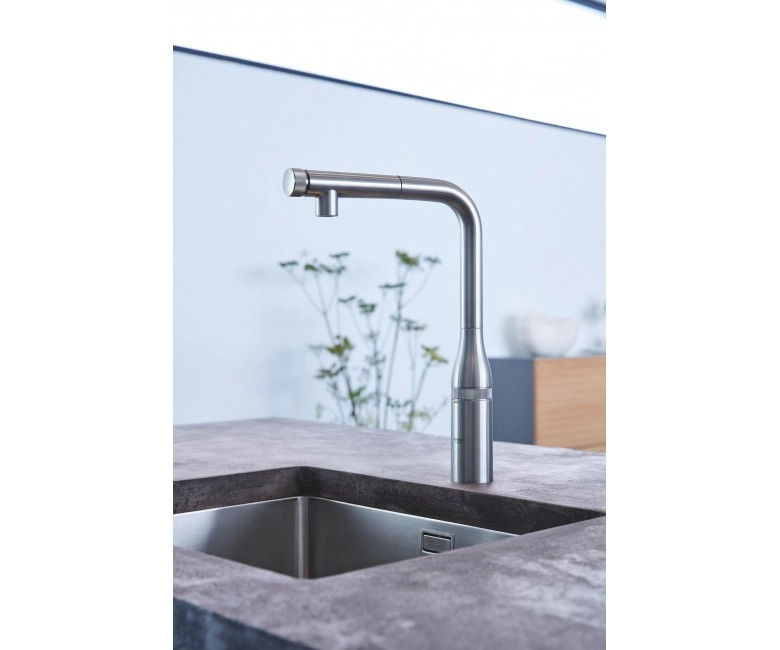 Змішувач для кухні Grohe Essence SmartControl, сталь (31615DC0) Фото - 4
