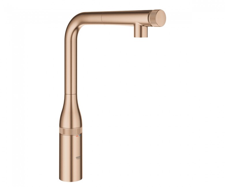 Змішувач для кухні Grohe Essence SmartControl, одноважільний, brushed warm sunset (31615DL0)