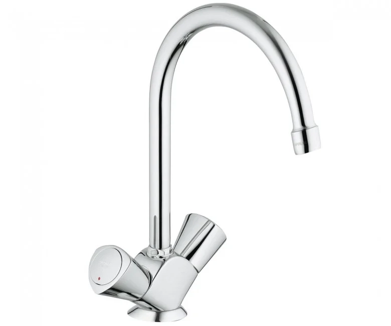 Змішувач для кухні на один отвір Grohe COSTA S (гнучка проводка), хром (31819001)