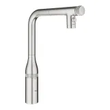Смеситель для кухни Grohe Essence Smartcontrol с выдвижной лейкой, supersteel (31892DC0)