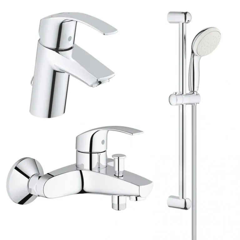Комплект смесителей Grohe Eurosmart для ванной комнаты, хром (32278551A)