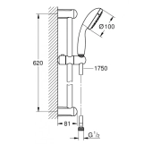 Комплект змішувачів Grohe Eurosmart для ванної кімнати, хром (32278551A) Фото - 3