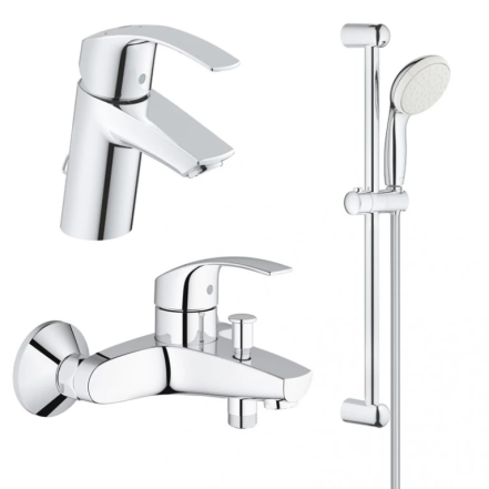 Комплект смесителей Grohe Eurosmart для ванной комнаты, хром (32278551A)