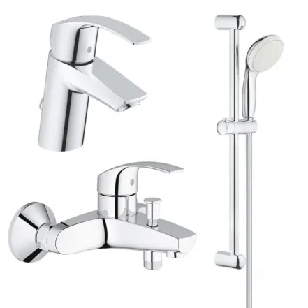 Комплект смесителей Grohe Eurosmart для ванной комнаты, хром (32278551A)