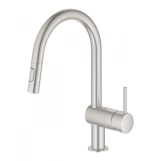 Змішувач для кухні Grohe Minta, сталь (32321DC2) Фото - 1