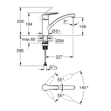 Смеситель для кухни Grohe QuickFix Start 324412432 Фото - 1