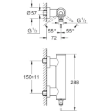 Змішувач для душу Grohe Atrio New хром (32650003) Фото - 1