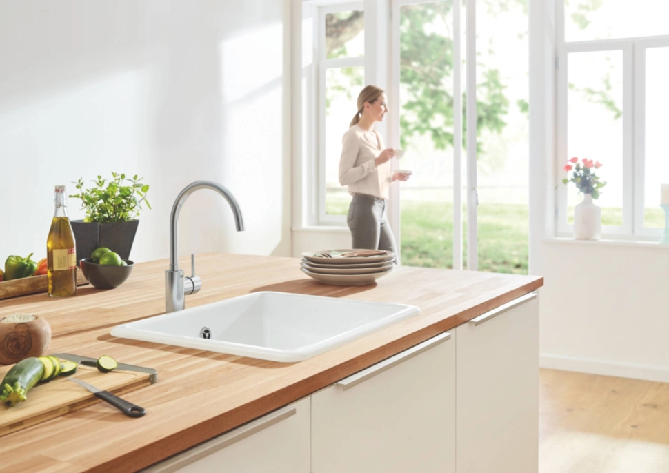 Смеситель для кухни Grohe Concetto, сталь (32661DC3) Фото - 2