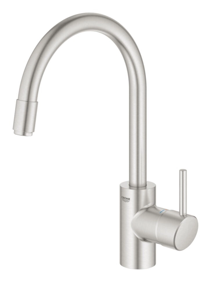 Змішувач для кухні Grohe Concetto, сталь (32663DC3) Фото - 1