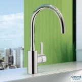 Змішувач для кухні Grohe Eurosmart Cosmopolitan, сталь (32843DC2) Фото - 3
