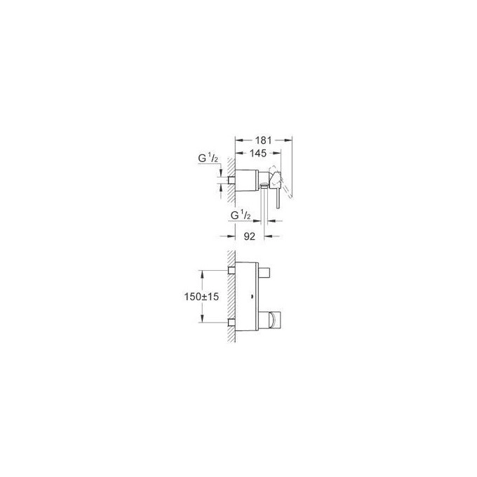 Змішувач для душу Grohe Allure (32846000) Фото - 1