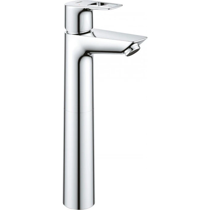 Смеситель для умывальника высокий Grohe BauLoop New с донным клапаном, хром (32856001)