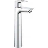 Смеситель для умывальника высокий Grohe BauLoop New с донным клапаном, хром (32856001)