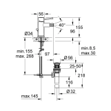 Смеситель для биде Grohe BauClassic 32864000 Фото - 1