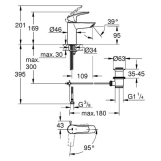 Змішувач для раковини Grohe Eurosmart S-Size, хром (32926003) Фото - 2