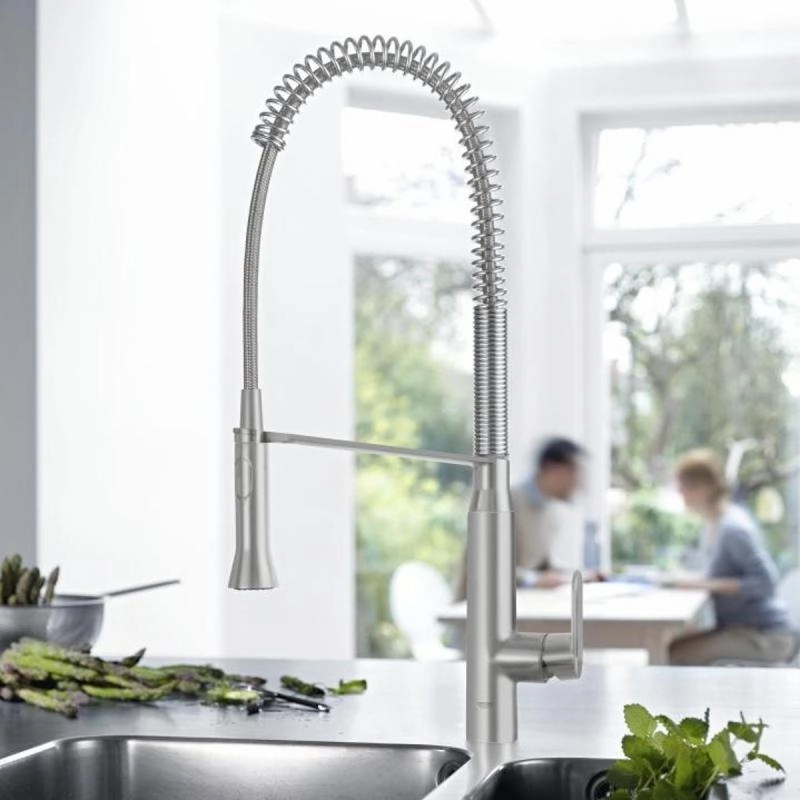 Смеситель для кухни Grohe K7, сталь (32950DC0) Фото - 1