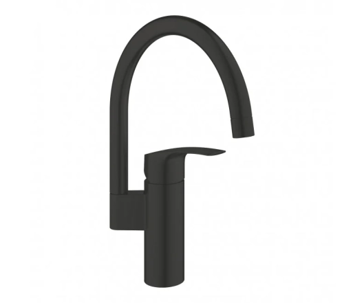 Змішувач для кухні одноважільний Grohe Eurosmart,  чорний матовий (332022433)