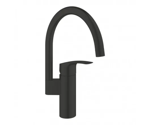 Змішувач для кухні одноважільний Grohe Eurosmart,  чорний матовий (332022433)