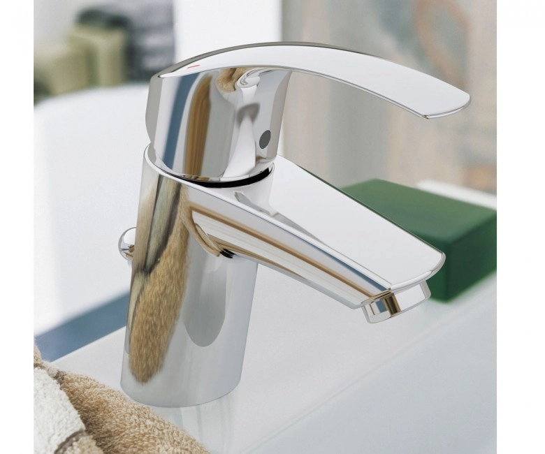 Змішувач для умивальника Grohe Eurosmart S-Size, хром (33265002) Фото - 3