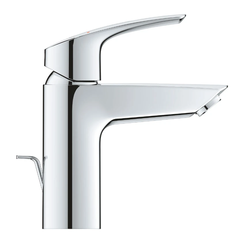 Смеситель для умывальника Grohe Eurosmart New S-Size с донным клапаном, хром (33265003) Фото - 2