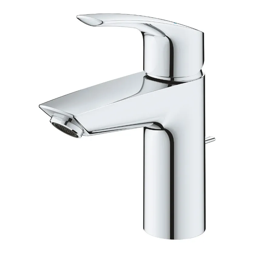 Змішувач для умивальника Grohe Eurosmart New S-Size з донним клапаном, хром (33265003) Фото - 1