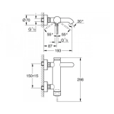 Змішувач для ванни Grohe Essence (33624001) Фото - 1