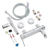 Смеситель для ванны Grohe Essence New с душевым гарнитуром, хром (33628001) Фото - 3