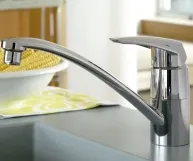 Смеситель однорычажный для кухни Grohe EURODISC NEW (гибкая подводка), хром (33770001) Фото - 2