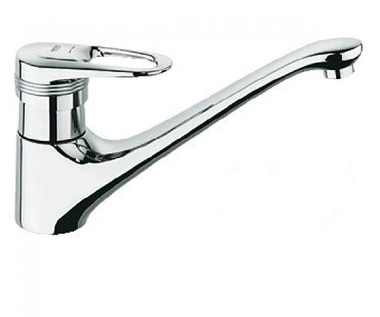 Змішувач одноважільний для кухні Grohe EUROPLUS (гибкая подводка), хром (33930000)
